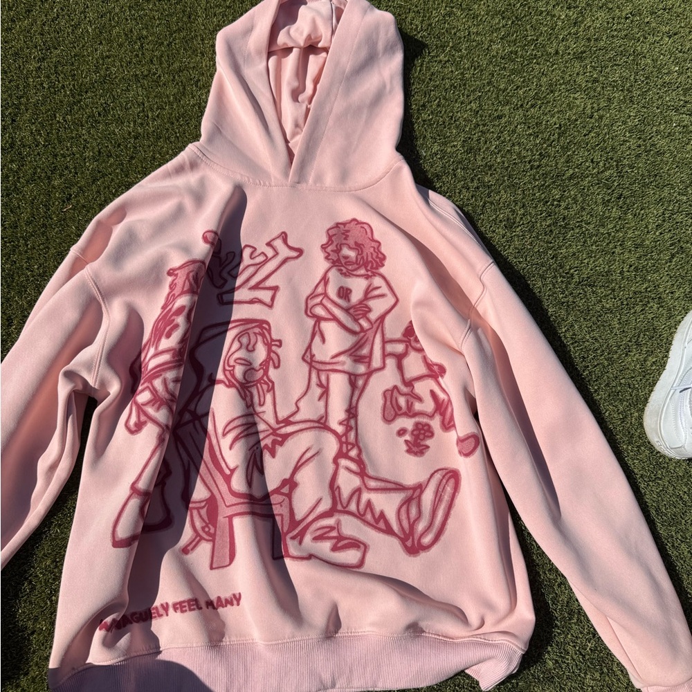 Pink Graphic Sweatshirt